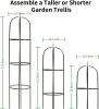 Metal Obelisk Trellis,Adjustable Heights Garden Trellis,Plant Assistant for Cucumbers,Rose,Tomato,Vines,Vegetables Trellis Cage