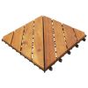 Decking Tiles 20 pcs Brown 11.8"x11.8" Solid Wood Acacia