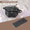 Travel Camping Portable Charcoal Grill Stove with Foldable Body