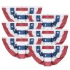 1.5X3ftAmerican Pleated Fan Flag 6PCS