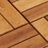 Decking Tiles 11.8"x11.8" Acacia Set of 20