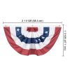 1.5X3ftAmerican Pleated Fan Flag 6PCS