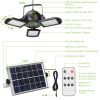 Solar Pendant Lights IP65 Waterproof Shed Light 120° Adjustable Garage Light with 3 Timing Modes 4 Brightness Levels