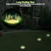 Solar LED Disk Lights IP44 Water-Resistant Light Sensor Lawn Light Auto On/Off Light Built in for Garden Yard Deck Path