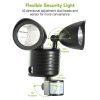 Solar Lights 22LEDs Outdoor Security Lights Motion Sensor IP44 Water-Resistant 360Degree Rotatable Dual Heads