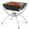 3-in-1 Camping Campfire Grill with Stainless Steel Grills Carrying Bag & Gloves