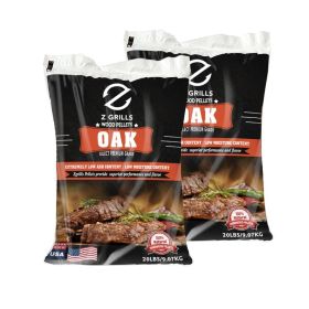 100% Natural Wood Pellets for wood pellets grills (flavor: oak)